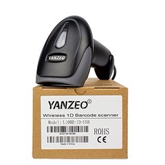 Yanzeo Barcode Scanner with USB Cable Black