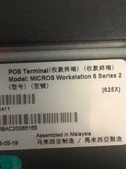 Micros Workstation 6 (620) POS Terminal, Win 10, (Micros 7346027 ) *Warranty