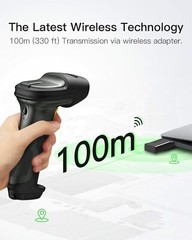 Inateck 1D Wireless Bluetooth Barcode Scanner Reader Gun Anti Shock Vibration
