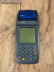 VeriFone Nurit 8020 GPRS Credit Debit Card Chip Swipe Terminal NO POWER SUPPLY