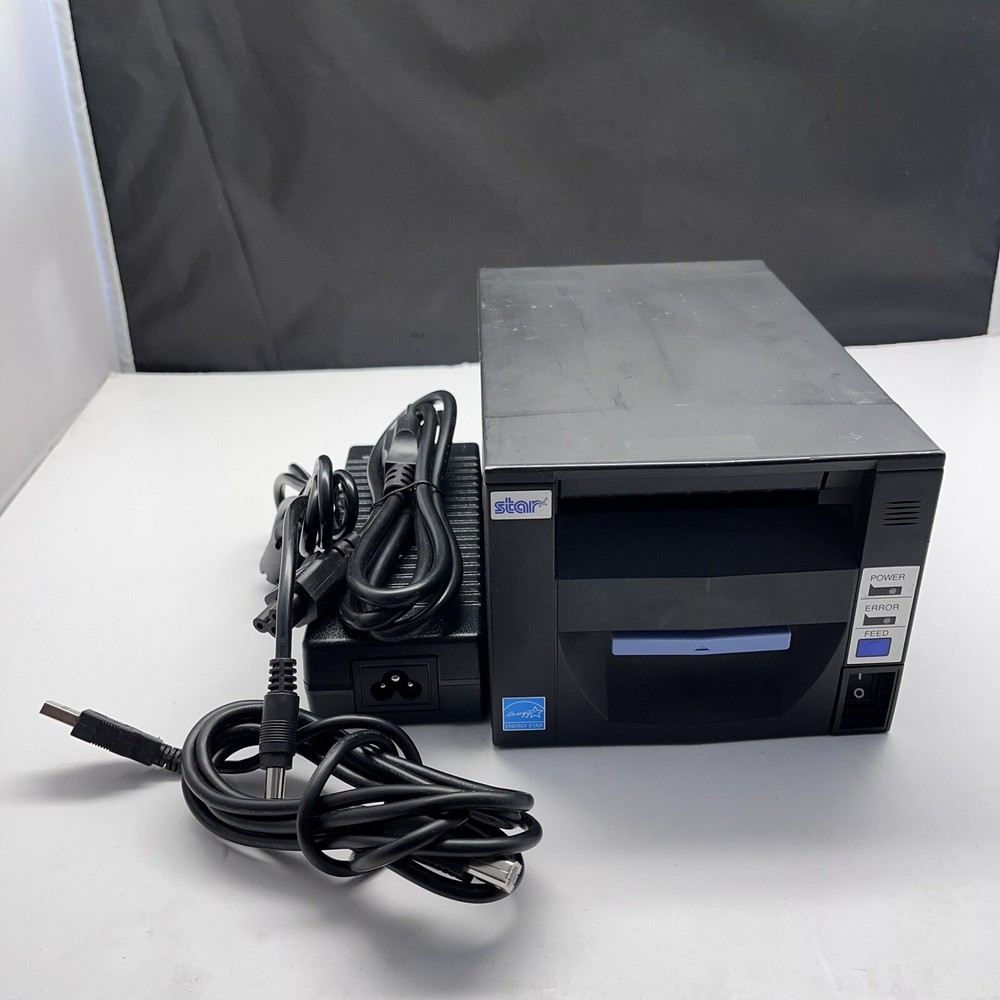 Star Micronics FVP10 Direct Thermal Receipt Printer USB Power Supply B2