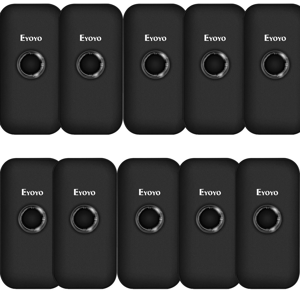 10PCS Eyoyo Mini 1D Bluetooth Barcode Scanner Barcode Reader Portable Wireless