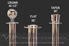 Rope Stanchions, Rope Barriers, Rope Stands, Combo Set, VIP CROWD CONTROL