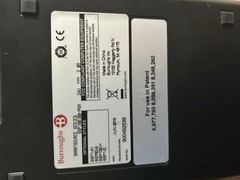 Burroughs SmartSource SSP180100-PKA Dual-Sided Check Reader 100 Capacity USB