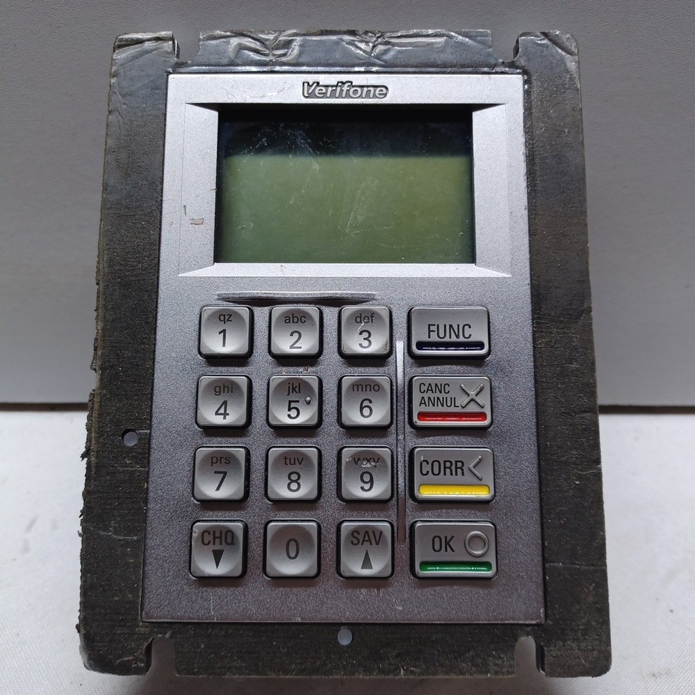 VeriFone UX100 Pin Pad POS Numpad Keypad M159-100-00-CAB Rev B00 – UNTESTED
