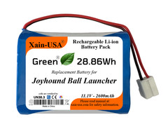 11.1V 2600mAh Replacement Battery for Joyhound Ball Launcher