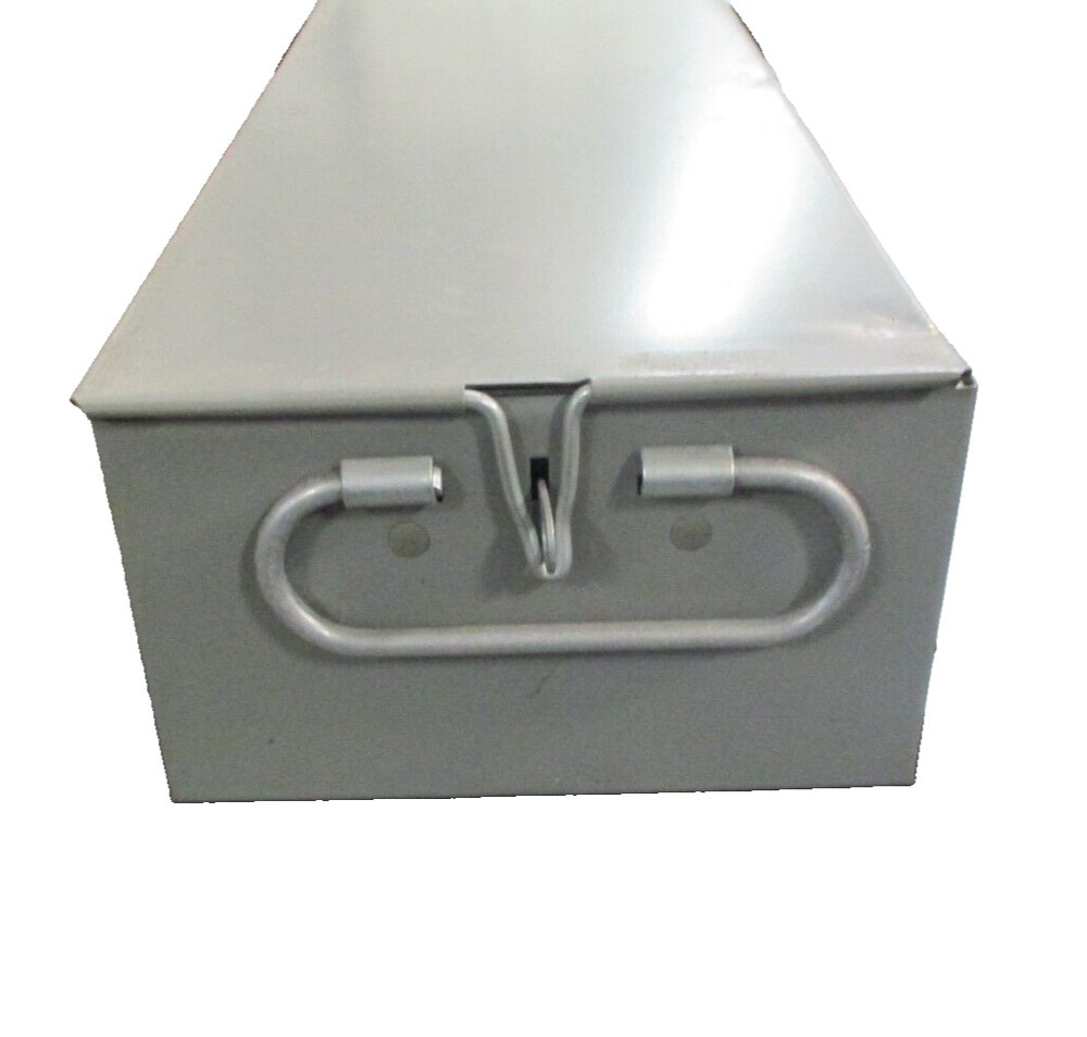 Unbranded Safe Deposit Box, Metal, Drawer *Used* 21- 5/8&Prime; x 4-5/8&Prime; x 2-1/2&Prime;