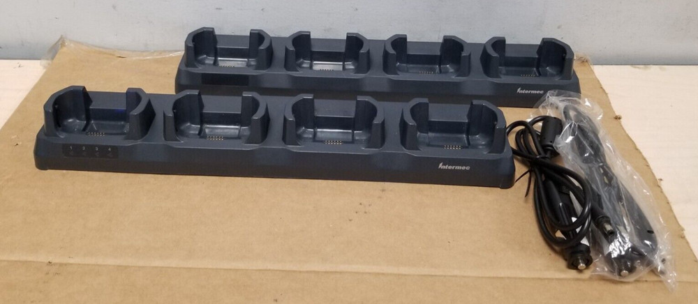 2 MIX MODELS OF Intermec 4Bay Multi-Dock Charging Cradle 871-032-102/871-032-002