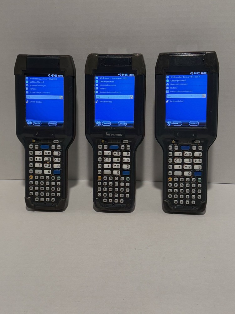 3 Used Intermec CK3X CK3XAA4M000W4100 EX25 2D WiFi Bluetooth WM6.5 Tested