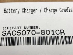 OPEN BOX Symbol SAC5070-801CR 8 SLOT BATTERY CHARGER charges 8 RS507 batteries