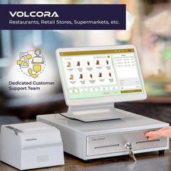 Volcora 13&Prime; Manual Push Open Cash Register Drawer for Point of Sale (POS) Sys…
