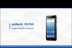 UNITECH PA760 MOBILE HANDHELD COMPUTER BARCODE SCANNER PA760-W1LFRMDG