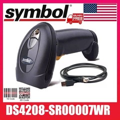 Symbol DS4208-SR00007WR Wired Handheld USB Barcode Scanner 1D/2D Imager Scanning