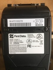 First Data FD 400 TI in Origial Box with Power Supplies & Paper Rolls NICE PRICE