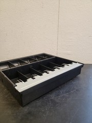 (3) Cash Register Drawer Tray Insert, Metal Holder 5 Bill
