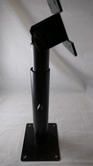 POS Monitor Mount Adjustable Height Pole/Heavy duty/Black Display Mount 15-18&Prime;