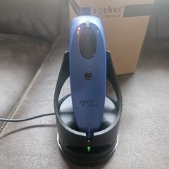 Socket Mobile S730 Barcode Scanner w/Charging Dock (Blue) T1
