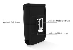 Agoz Barcode Scanner Holster for Zebra TC75x, TC75, TC70x, TC70, TC72, Black