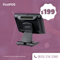 15 » Touchscreen POS Cash Register Till System Takeout