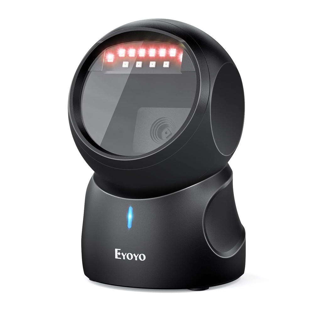 Eyoyo EY-5500 Hands-Free USB Wired Desktop 1D&2D QR Barcode Scanner