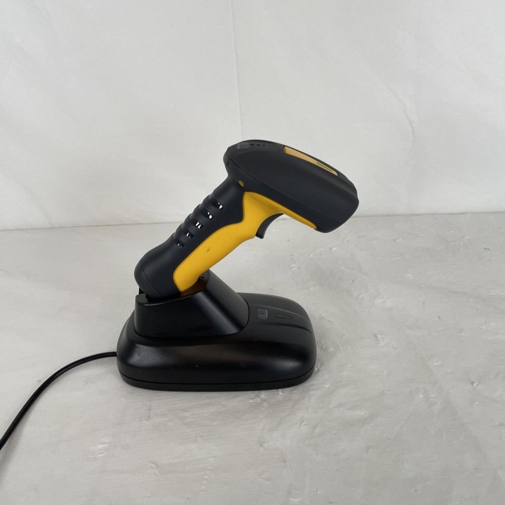 Adesso NuScan 4100B Black Bluetooth Antimicrobial Waterproof CCD Barcode Scanner