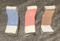 Pap-R Products Currency Straps Red $500, Blue $100 & Brown $5000 (1000 PC EACH)