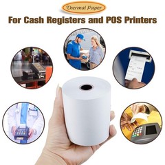 Thermal Paper Rolls 3 1/8&Prime; x 230&prime; for POS Cash Register & Credit Card Terminals