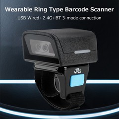 Wearable Type Barcode Scanner USB Wired 2.4G BT Three Mode Connection XOMN