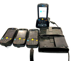 4 x SCANNER SYMBOL MOTOROLA PDA HANDHELD MC55 MC5590-PUODKRQA7WR -4+CHARGER+BAT