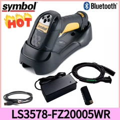 Zebra LS3578-FZ20005WR Wireless Bluetooth1D Laser Barcode Scanner w/ Cradle!