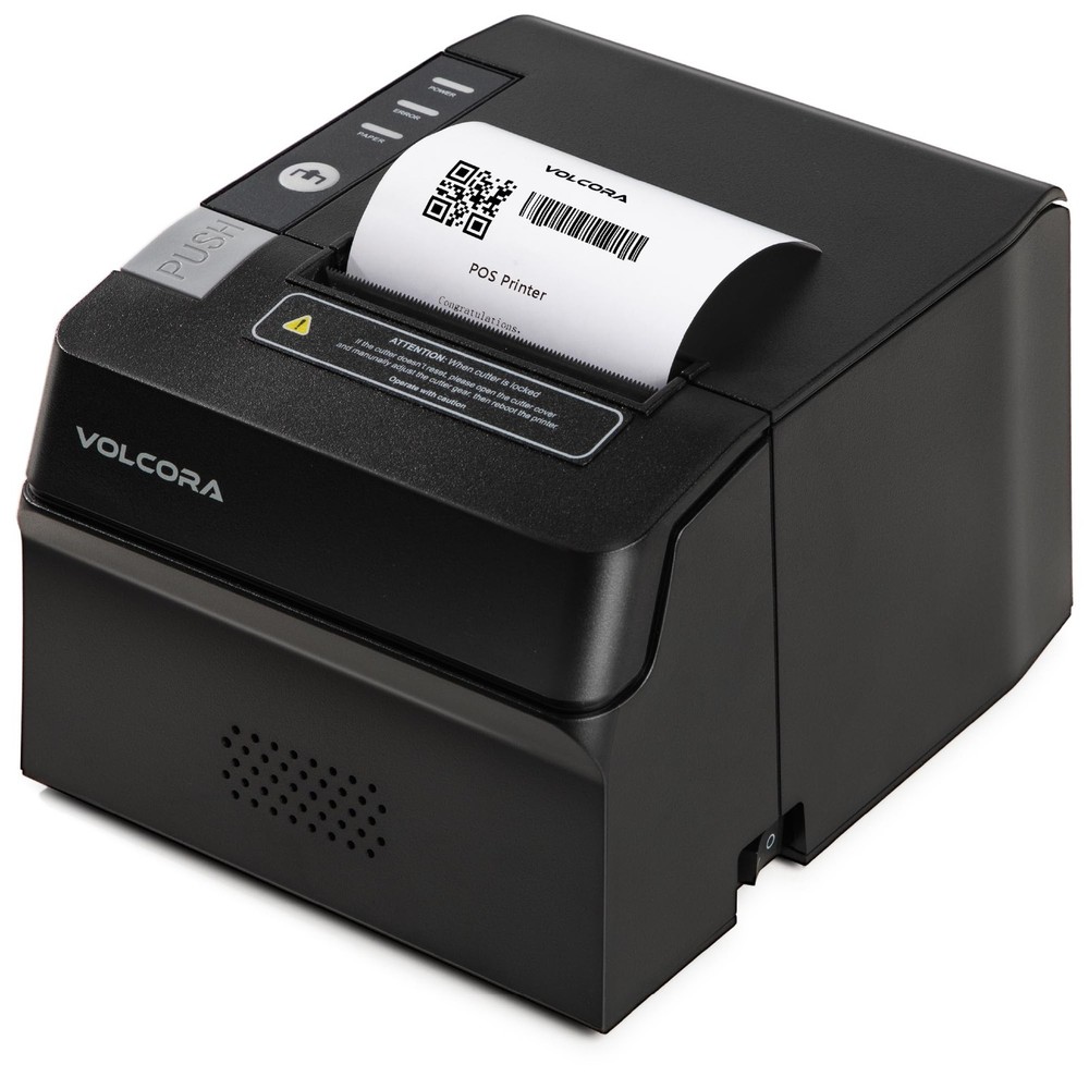 Volcora Thermal Receipt Printer, 80mm USB/Ethernet POS QR Code Printer with A…