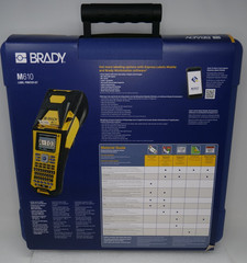 Brady M610 Handheld Label Maker with Hard Case, 2&Prime; Tape M610-B-Kit