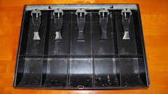 Used Unbranded APG? MMF Industries? Cash Drawer Till Inserts 5 Bill Coin