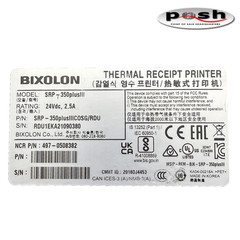 BIXOLON SRP-350PLUSIIICOSG/RDU Thermal Receipt Printer w/ Pwr Supply (Lot of 4)