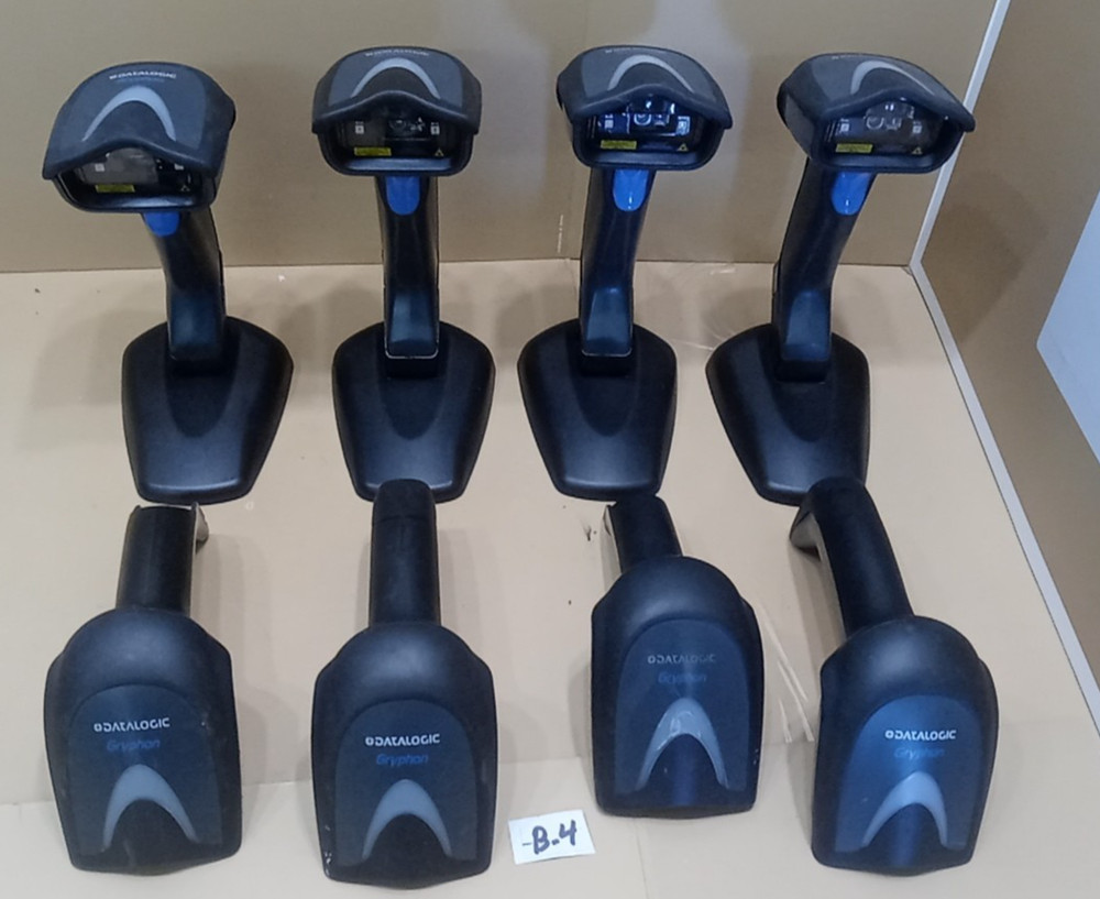 Lot of 8 Datalogic Gryphon GD4400 Barcode Scanner Same As Pictures