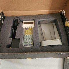 A.C. Nielson Telxon White Wireless Handheld LCD Display Bar Code Scanner