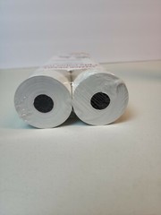 New 12 Office Depot 1-Ply Bond Paper Rolls 108-862 White 2.25&Prime; x 130&prime; Receipt