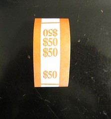 400 SELF SEALING ORANGE $50 CURRENCY STRAPS MONEY BILL BANDS $50 PMC BRAND STRAP