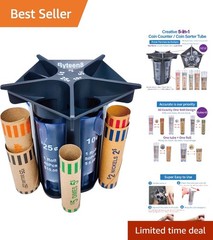 Portable Coin Sorter & Counter Machine – Great for Home, Office, and Learning