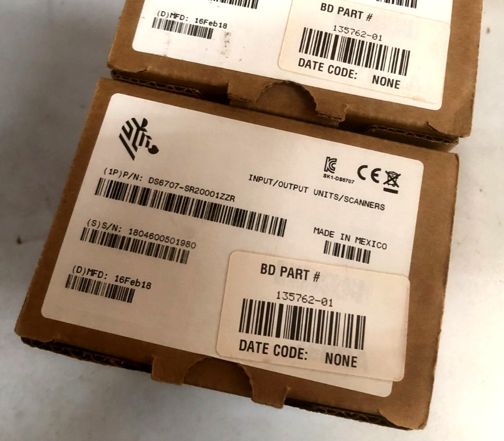 Zebra DS6707-SR20001ZZR Handheld Barcode Scanner 1D 2D Digital Imager New