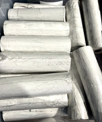 Thermal Receipt Paper Rolls 8.5&Prime; wide 2-3/8&Prime; Diameter 1/2&Prime; Core (Lot of 46)