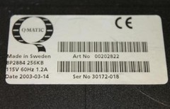Q-matic BP2884 256KB Ticket Voucher Receipt Thermal Printer KT2143-33 Ships Free