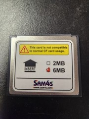 SAM4s MEMORY CARD 6 MB FOR SAM4S SPS-520 & 530 USED