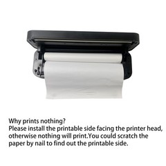 8 rolls (about 200 pages), A4, BPS free, thermal printer paper, BPA free. For a
