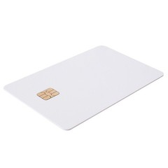 5 Pcs ISO PVC IC W/ SLE4442 Chip Blank Smart Card Contact IC Card Safety White