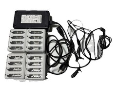 Qty 4 Symbol MC40 4-Slot Battery Charger Cradle SACMC40XX-4000R w/ PSU