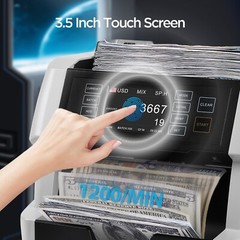 Money Counter Machine Mixed Denomination Bill Value Counting Cash Counter