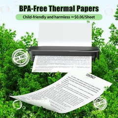 A4 Thermal Printer Paper 100 Sheets 8.27×11.69&Prime; for M08F Brother Letter