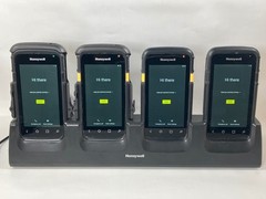 4 Honeywell CT60XP Android Mobile Computer Barcode Scanners w/ Charging Dock