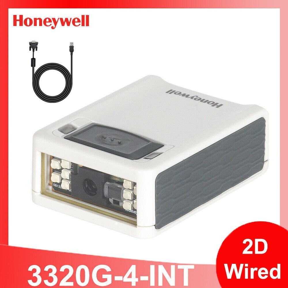 Honeywell Vuquest 2D 3320G Handsfree 3320G-4-INT Barcode Scanner with USB Cable